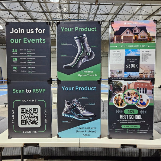 4 ft Tri-Tower Display