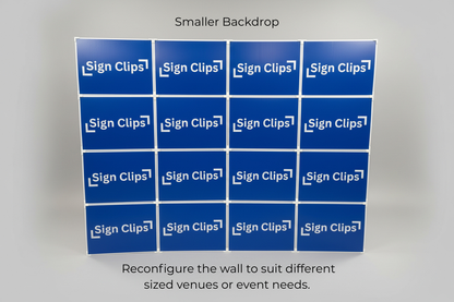 Wall Backdrop Clip Set