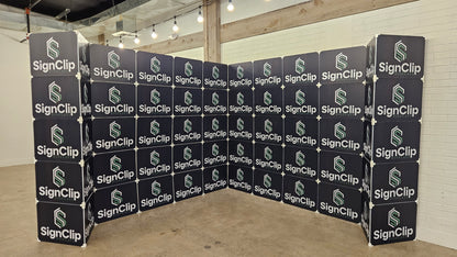 10x10 foot corner Convention/ Multi-Candidate Event Booth
