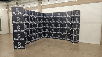 10x10 foot corner Convention/ Multi-Candidate Event Booth