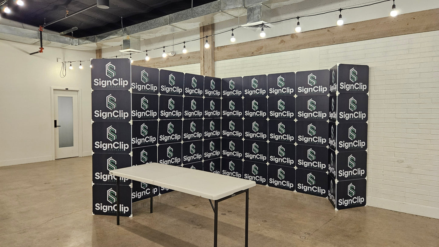 10x10 foot corner Convention/ Multi-Candidate Event Booth