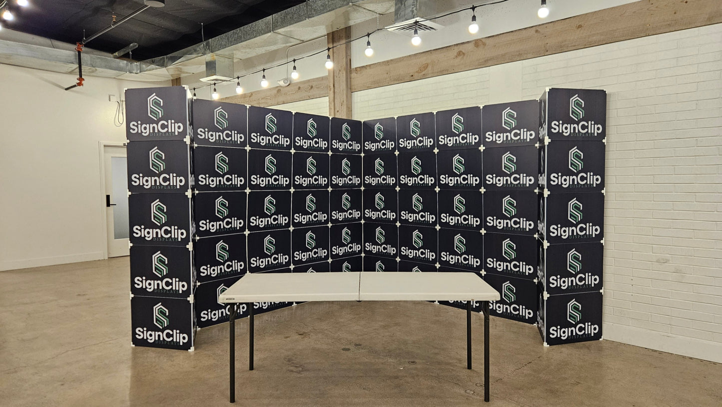 10x10 foot corner Convention/ Multi-Candidate Event Booth