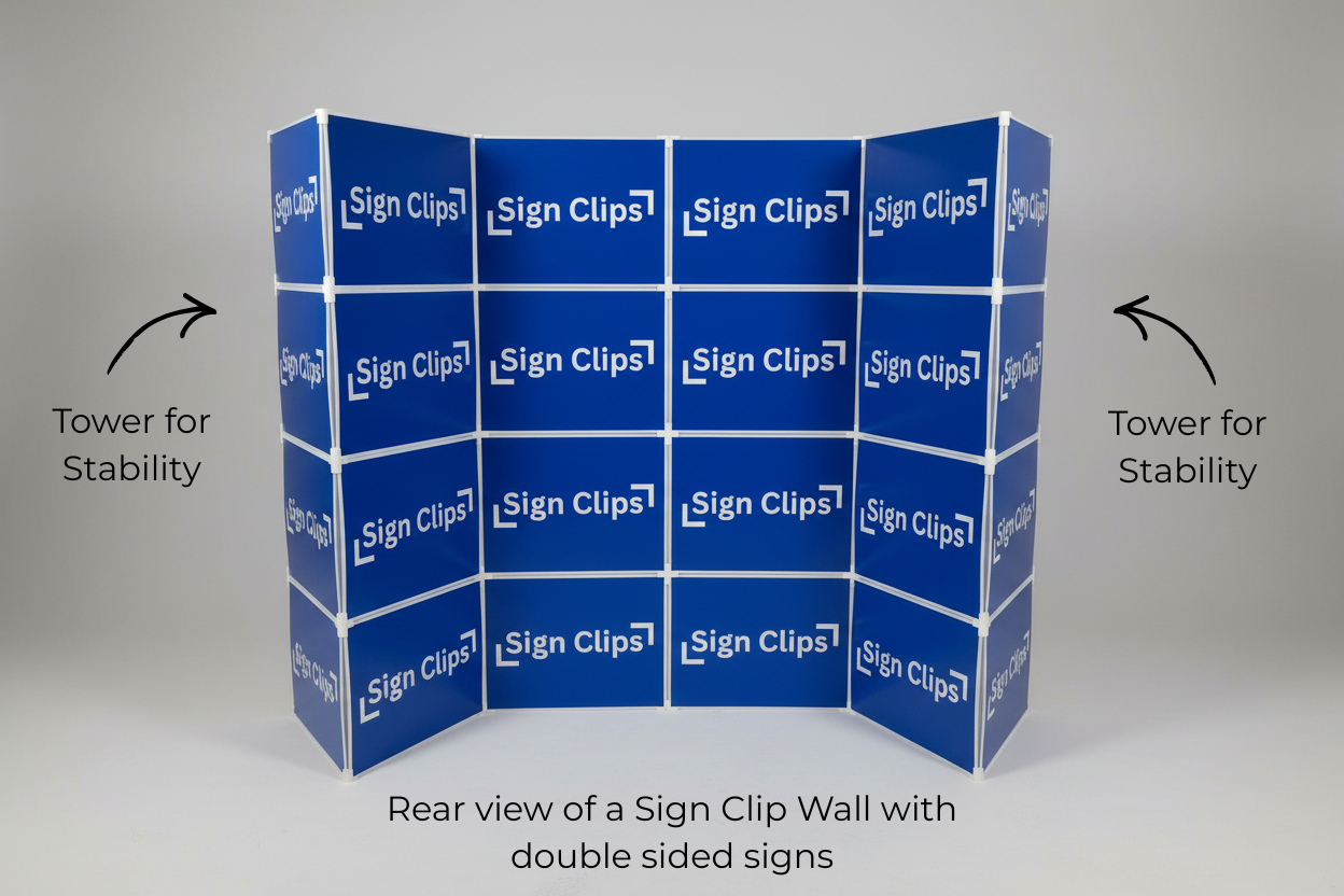 Wall Backdrop Clip Set